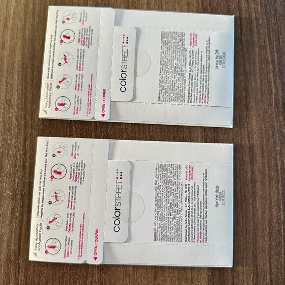 New Color Street 2-Pc Juneau the Drill & New York Minute Nail Strips Press On - Picture 4 of 5